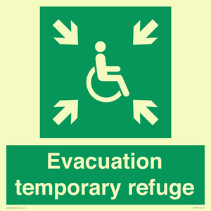 Evacuation temporary refuge